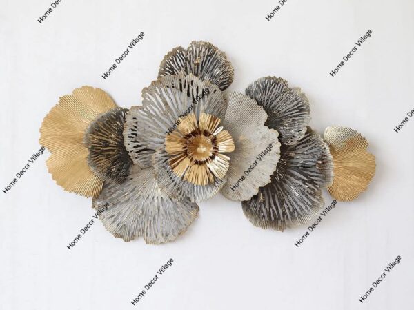 Premium Handcrafted Metal Wall Art | Modern Gold & Silver Wall Decor