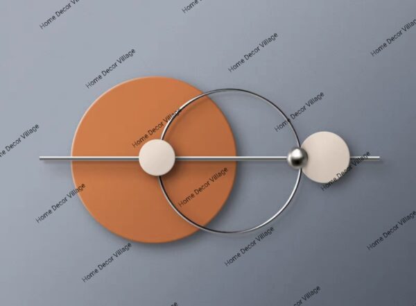 Geometric LED Wall Art in Metal – Elegant Modern Home Décor (48*24 inches)